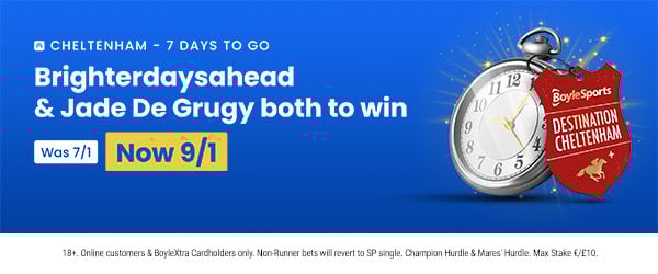 Brighterdaysahead and Jade De Grugy double BoyleSports
